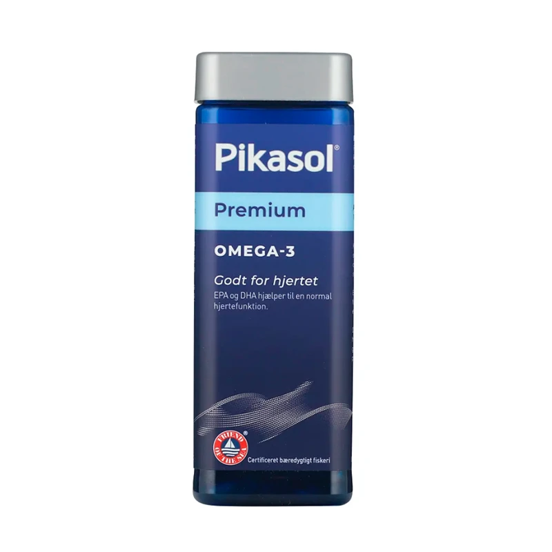 Pikasol Premium fiskeolie-kapsler med Omega-3 - Køb den her!