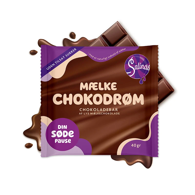 Salinas Mælke Chokodrøm I mælkechokolade Køb mitliv.dk