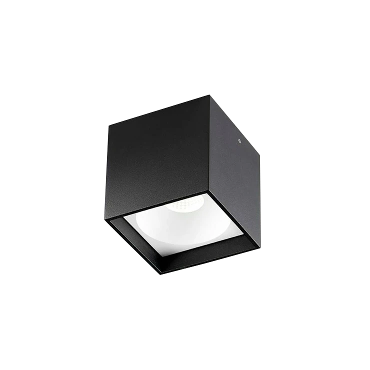 Black square online light fixture
