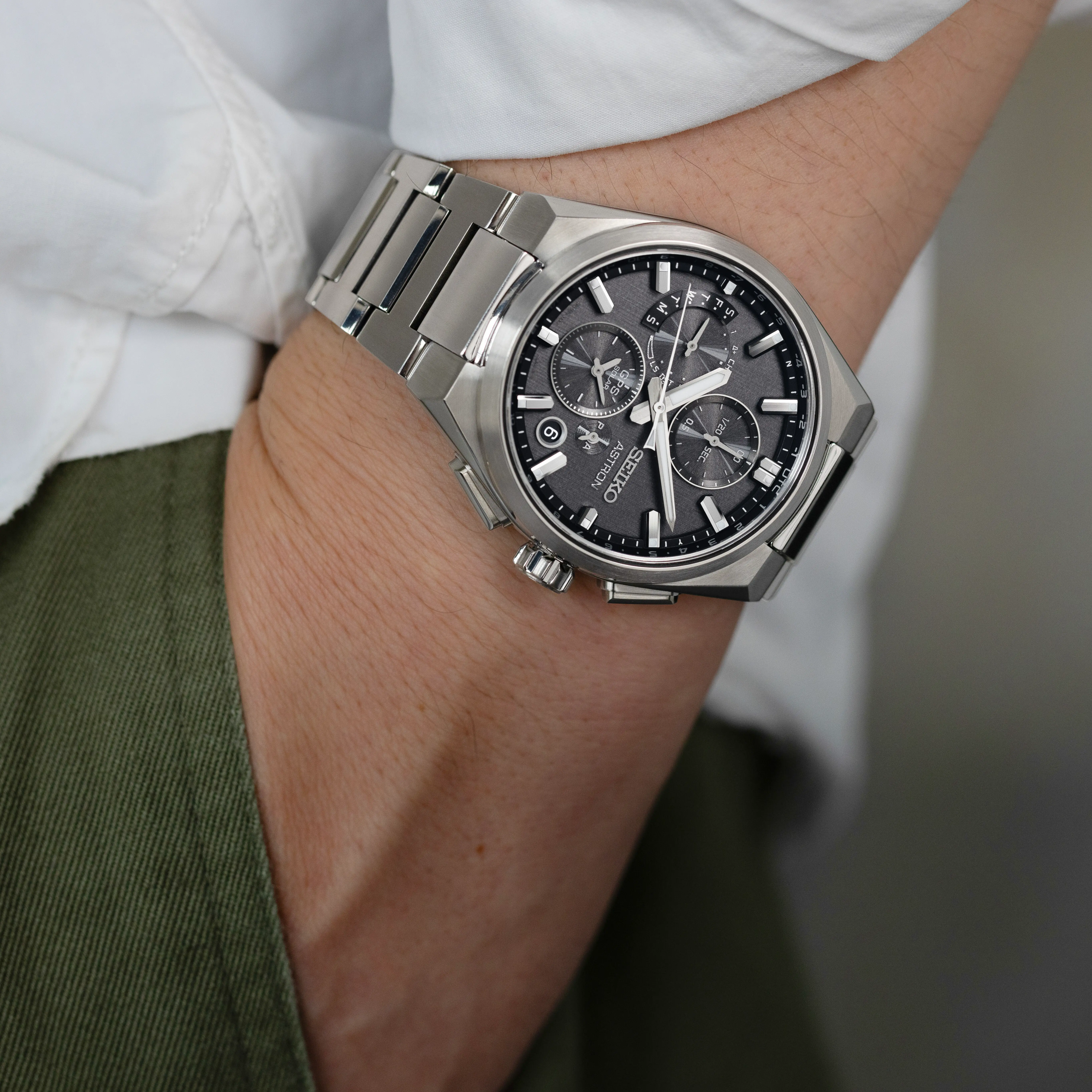 Seiko Solar Chrono Wrist Shot Seiko Prospex Speedtimer Solar Deep