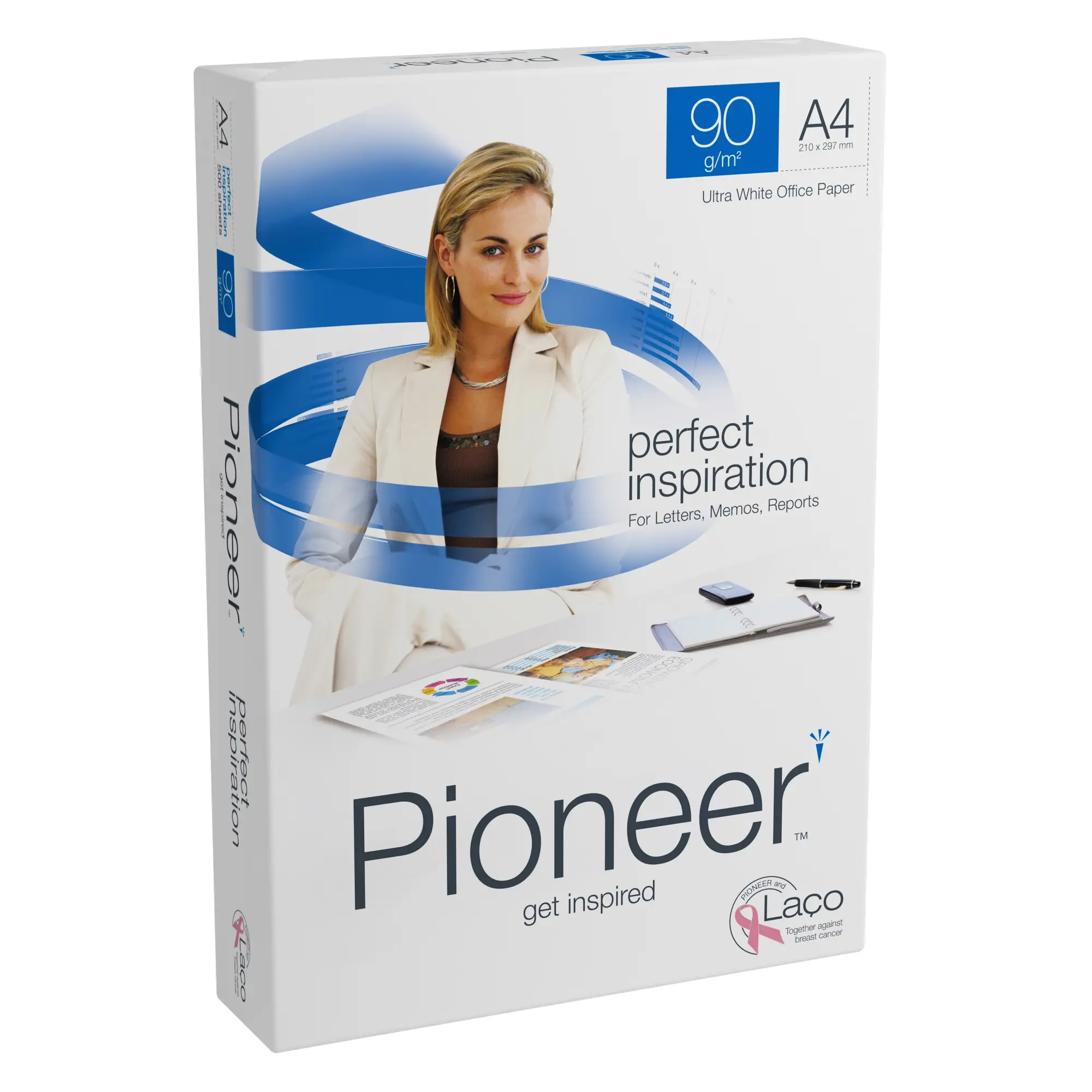 Printerpapir - Pioneer 90 gram A4 - 500 ark Køb billigt på Grafical.dk