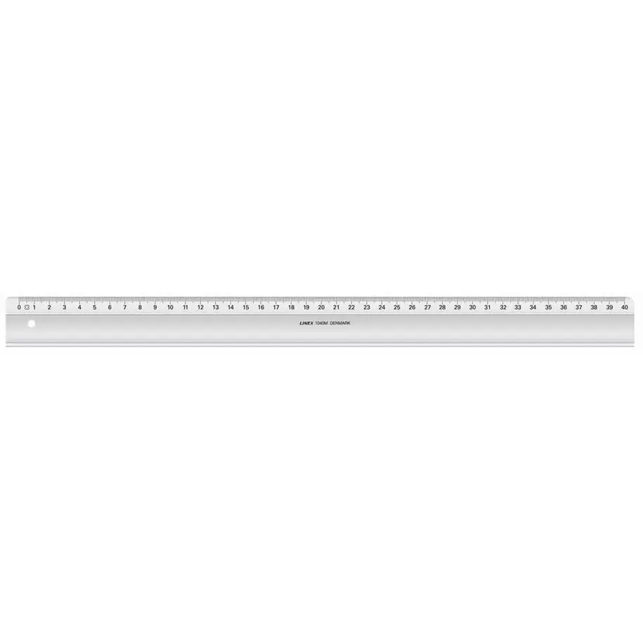 Lineal Linex School Ruler 40cm 1040M - Køb minimum 10 stk. - Køb ...