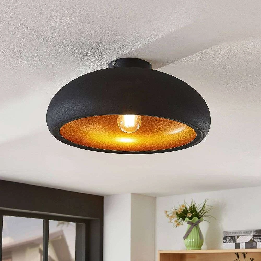 Copper and black ceiling lights hotsell
