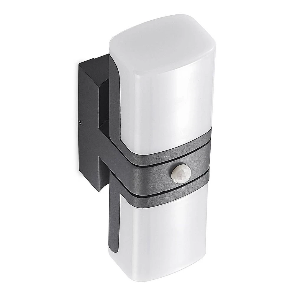 Auraglow PIR Motion Sensor Stainless Steel Up & Down Outdoor Wall