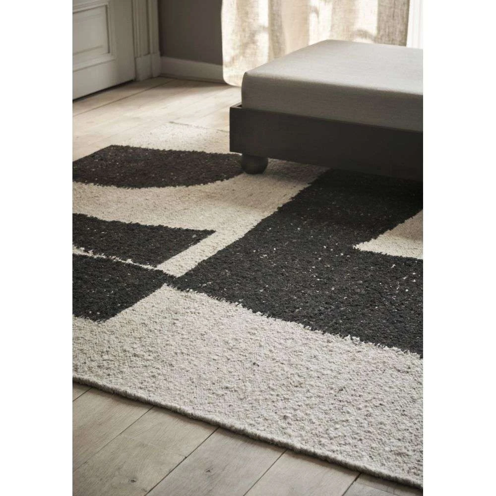Piece Rug 140 x 200 Off-White/Coffee - ferm LIVING - Buy online