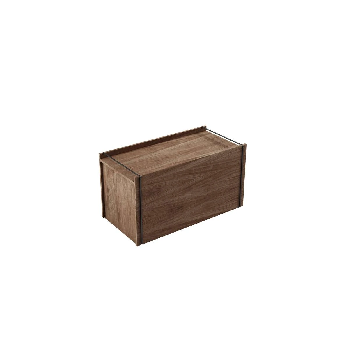 Storage Box Smoked Oak Black Moebe Buy online