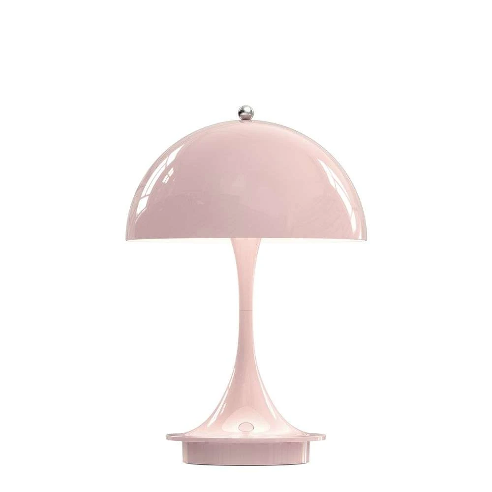 Panthella 160 Portable Table Lamp Metal Pale Rose - Louis Poulsen