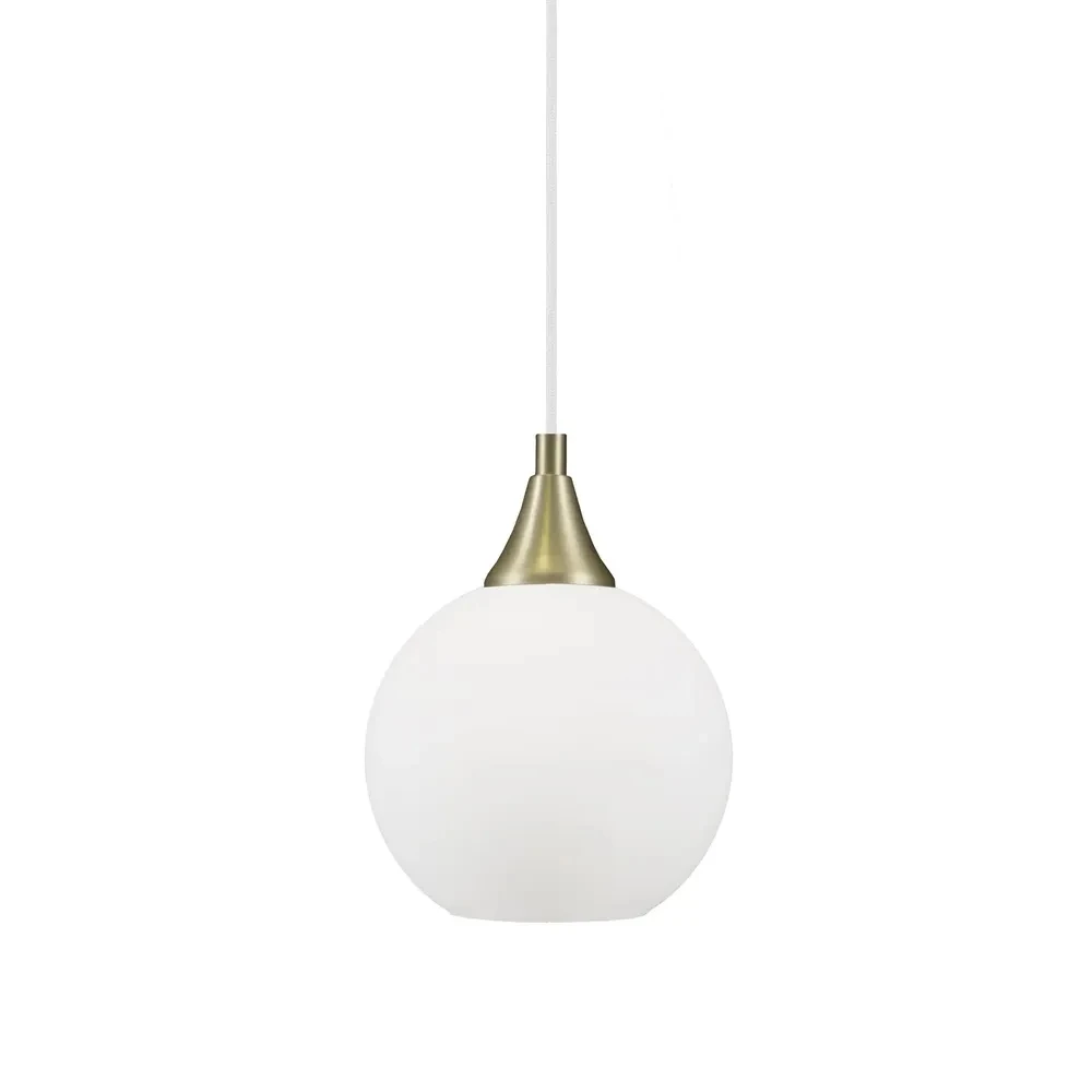 Gold bowl pendant light deals