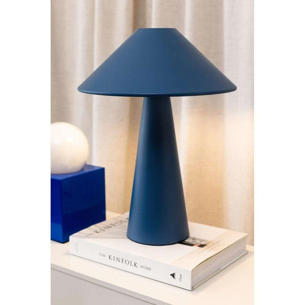 Dark blue table best sale lamp