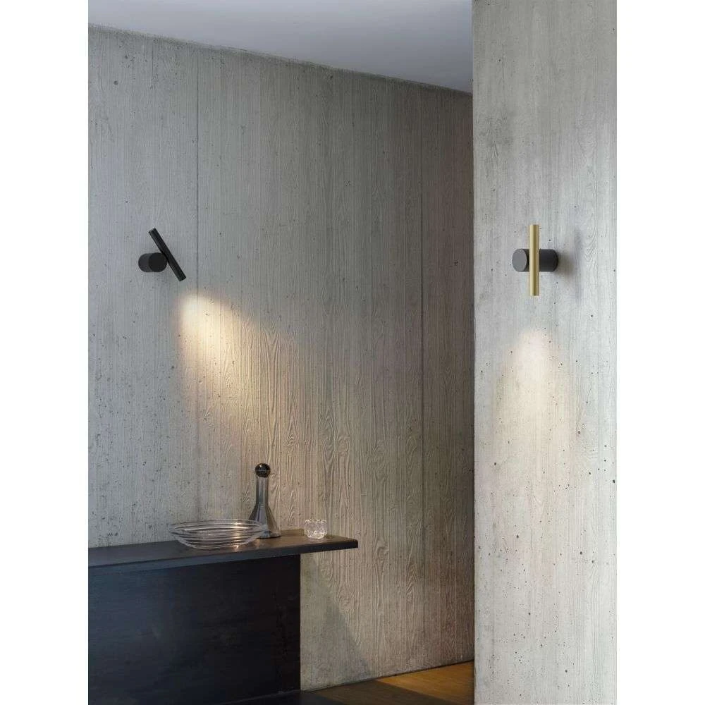 Doi Wall Lamp 3000K Black Brass Luceplan Buy online