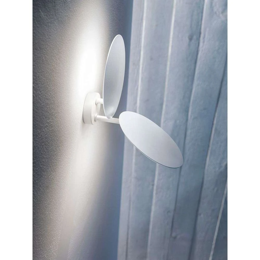 Puzzle Wall Ceiling Lamp LED Round Double Matt White 2700K Lodes