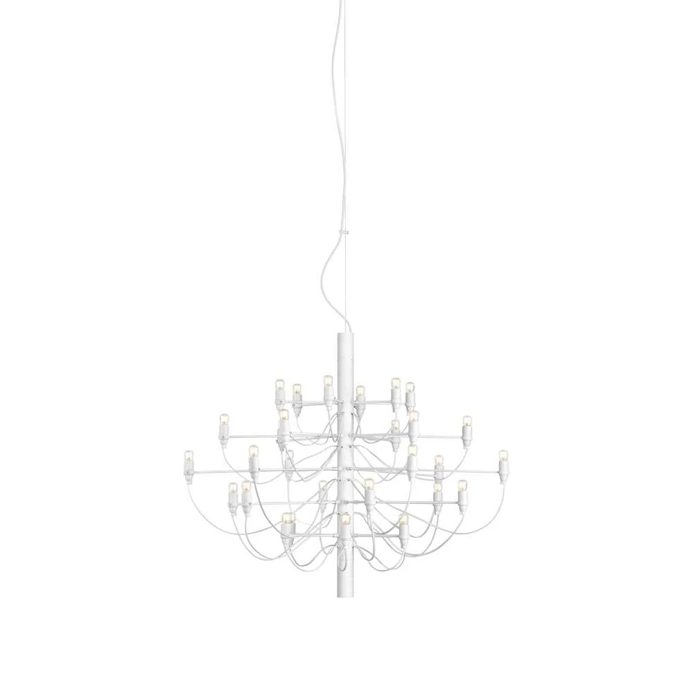 Afgørelse Savant Lodge 2097/30 C Pendant w/Clear Bulbs Matt White - Flos - Buy online