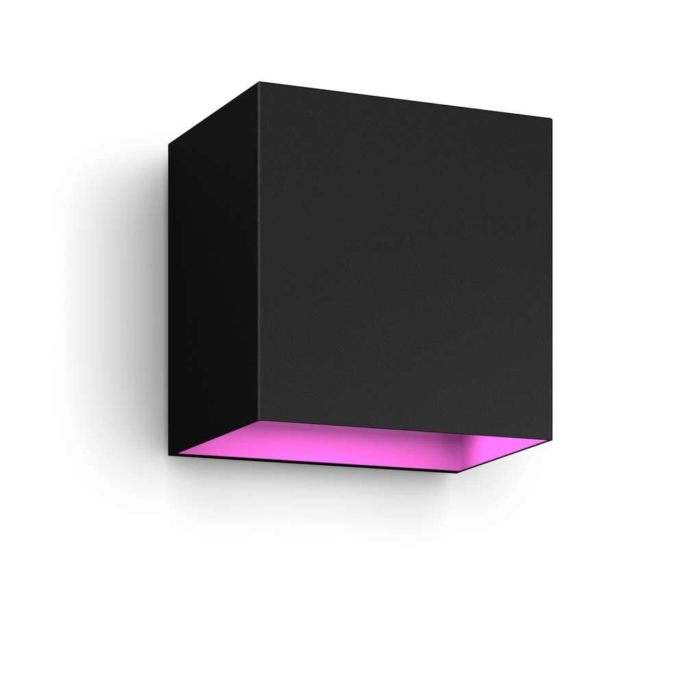 Resonate Hue Outdoor Wall Lamp White Color Amb. Black Philips Hue Buy online