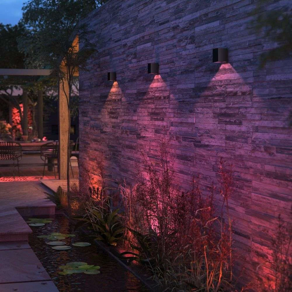 Hue Resonate Outdoor Wall Light White LED Lantern