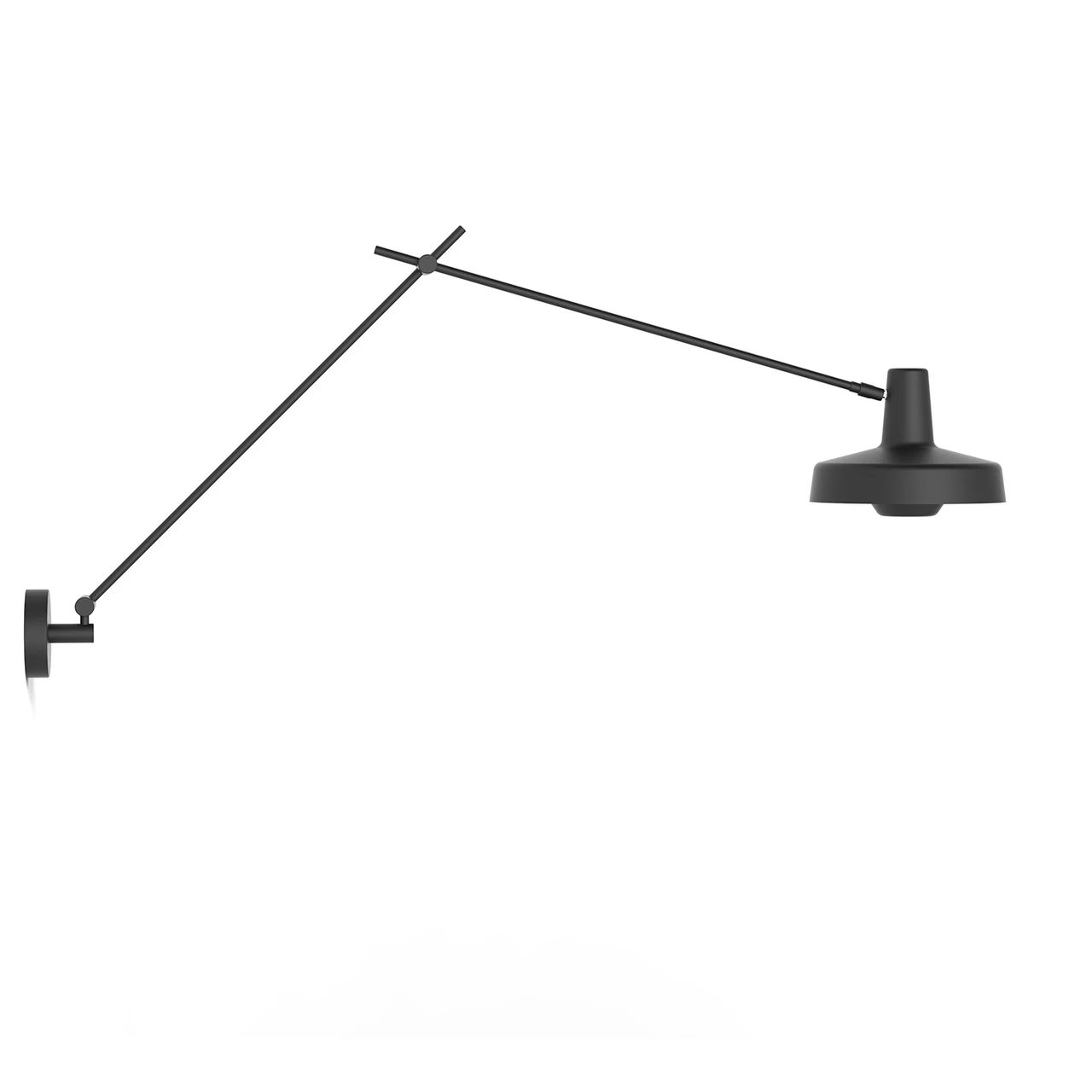 Arigato Wall Lamp Long w/Cable Black - Grupa - Buy online