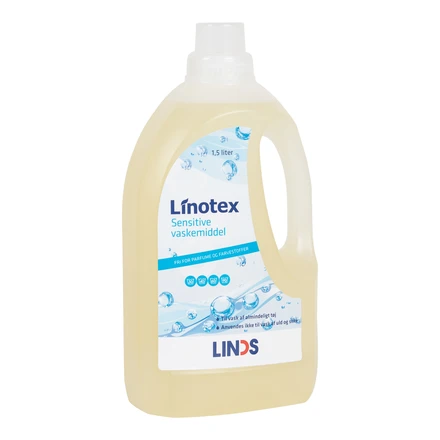 Kor twinkle Korean Vaskemiddel Linotex Sensitive flyd. 1,5 ltr