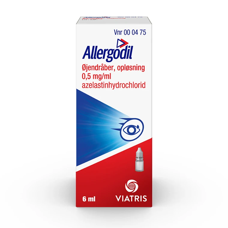 Allergodil øjendråber mod allergi 6 ml