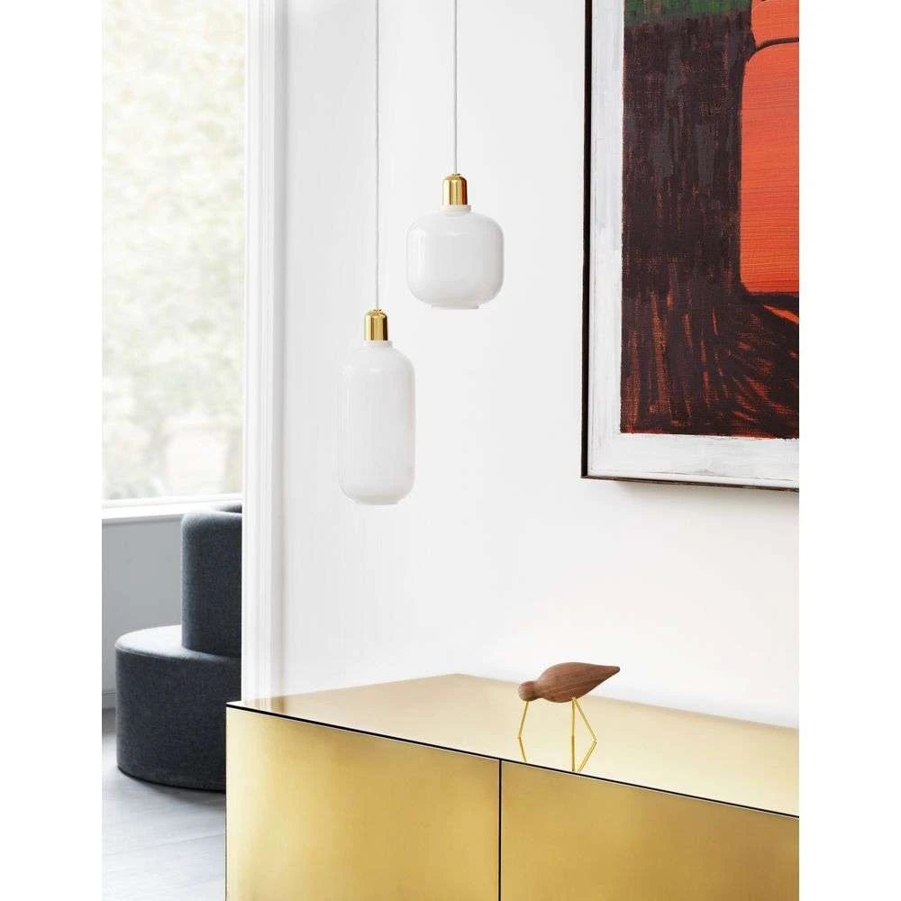 Amp Pendant Small White White Normann Copenhagen