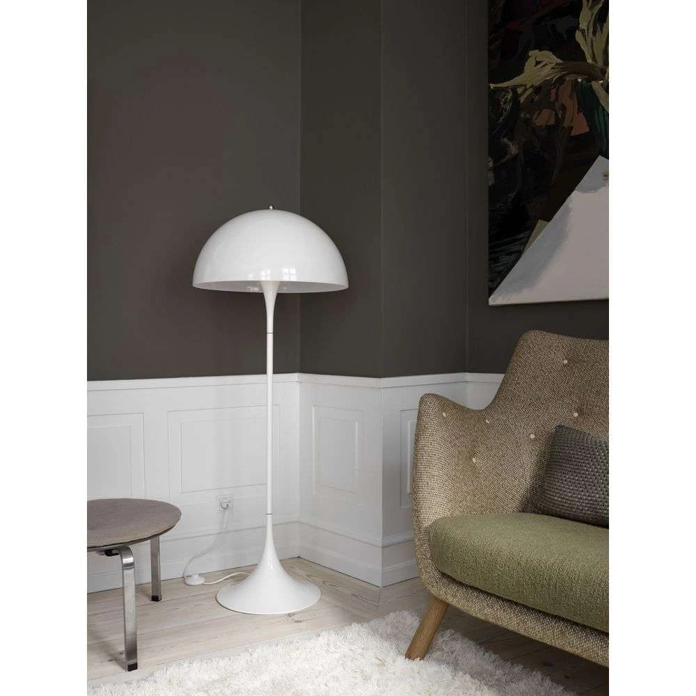 Buy Louis Poulsen Panthella floor lamp White by Verner Panton
