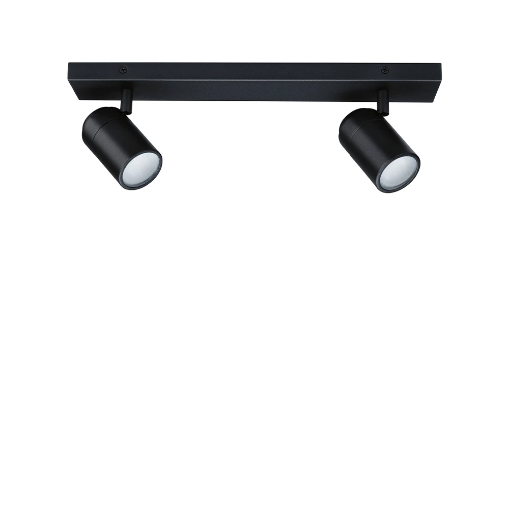 Zyli 2 Ceiling Lamp IP44 Dim. Matte Black Paulmann Buy online