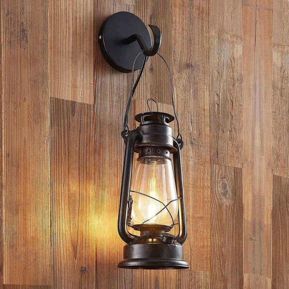 Rustic lantern wall sconce hotsell