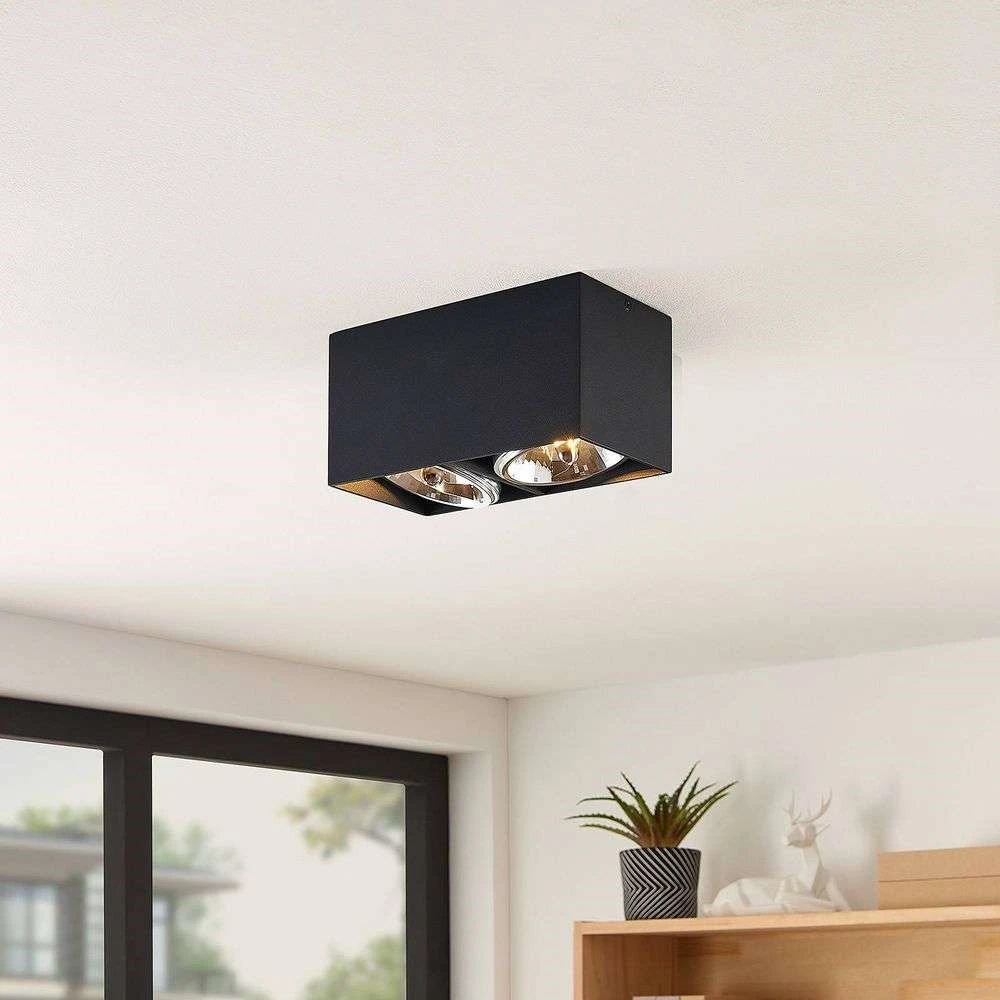 Jarle 2 Ceiling Lamp Black Arcchio