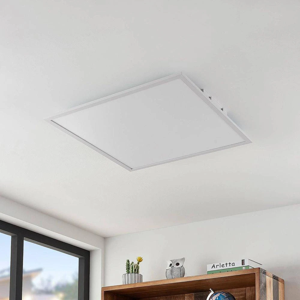 Quais LED Ceiling Lamp 4.000K 60x60 White Lindby