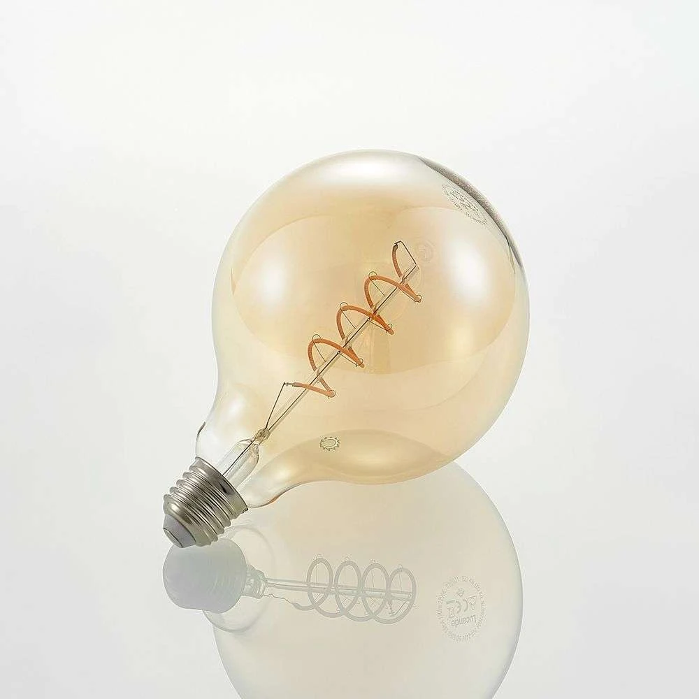 Ampoule Edison à filament globe 125 mm dimmable E27 60 W