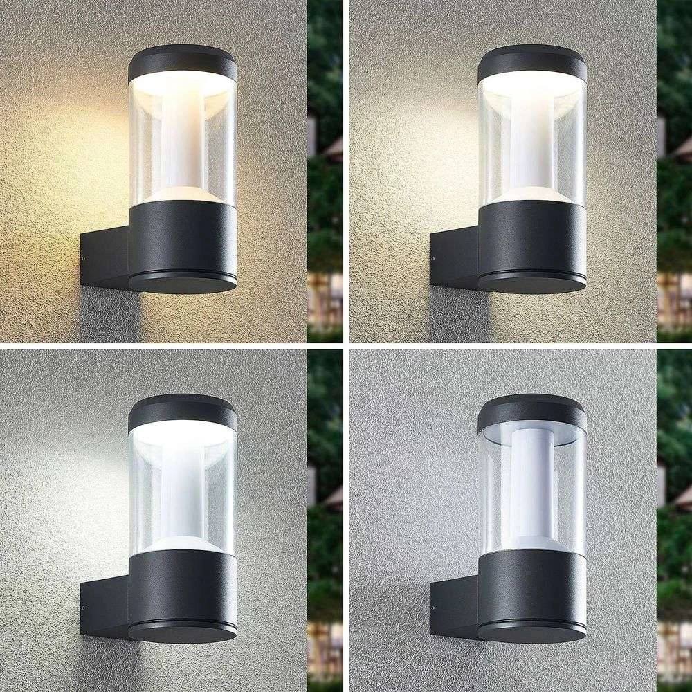 Dakari LED Outdoor Wall Lamp Smart Home Dark Grey Arcchio Buy online