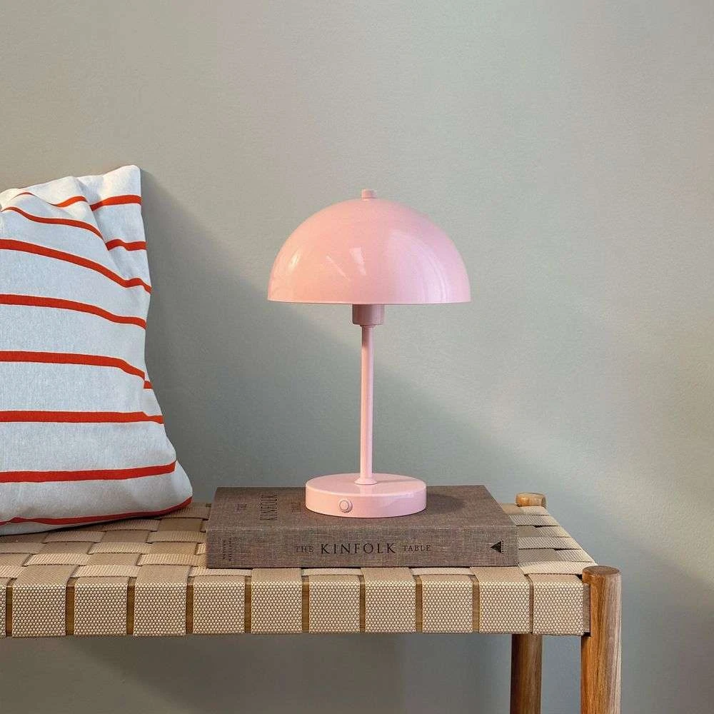 Pink and grey table lamp cheap