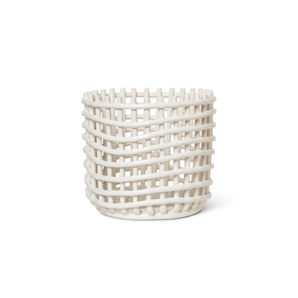 Off white basket sale