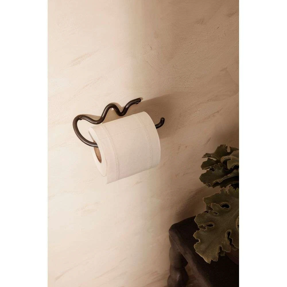 Bathroom Toilet Paper Holder Black