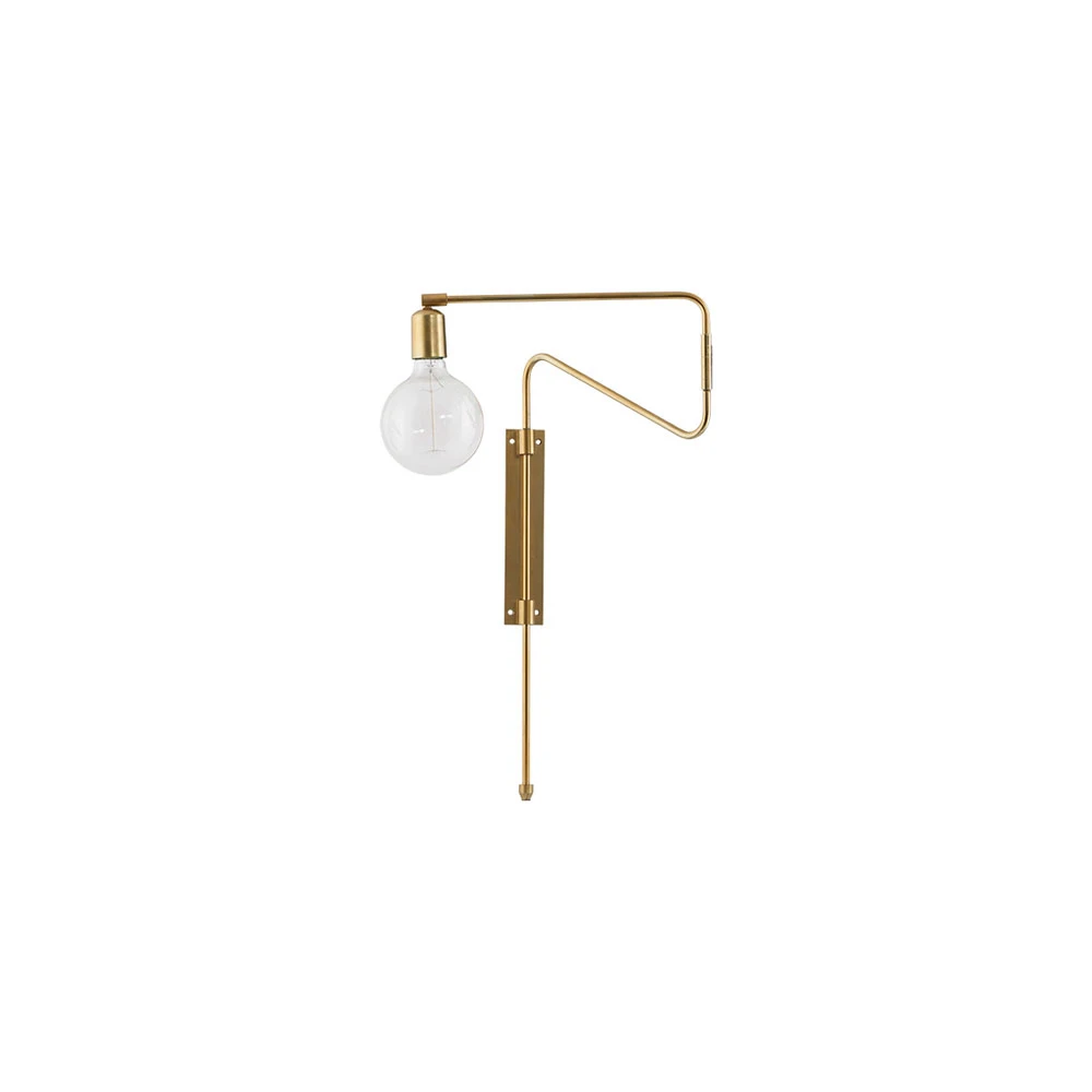 Swing Wall Lamp 35cm Brass - House Doctor -