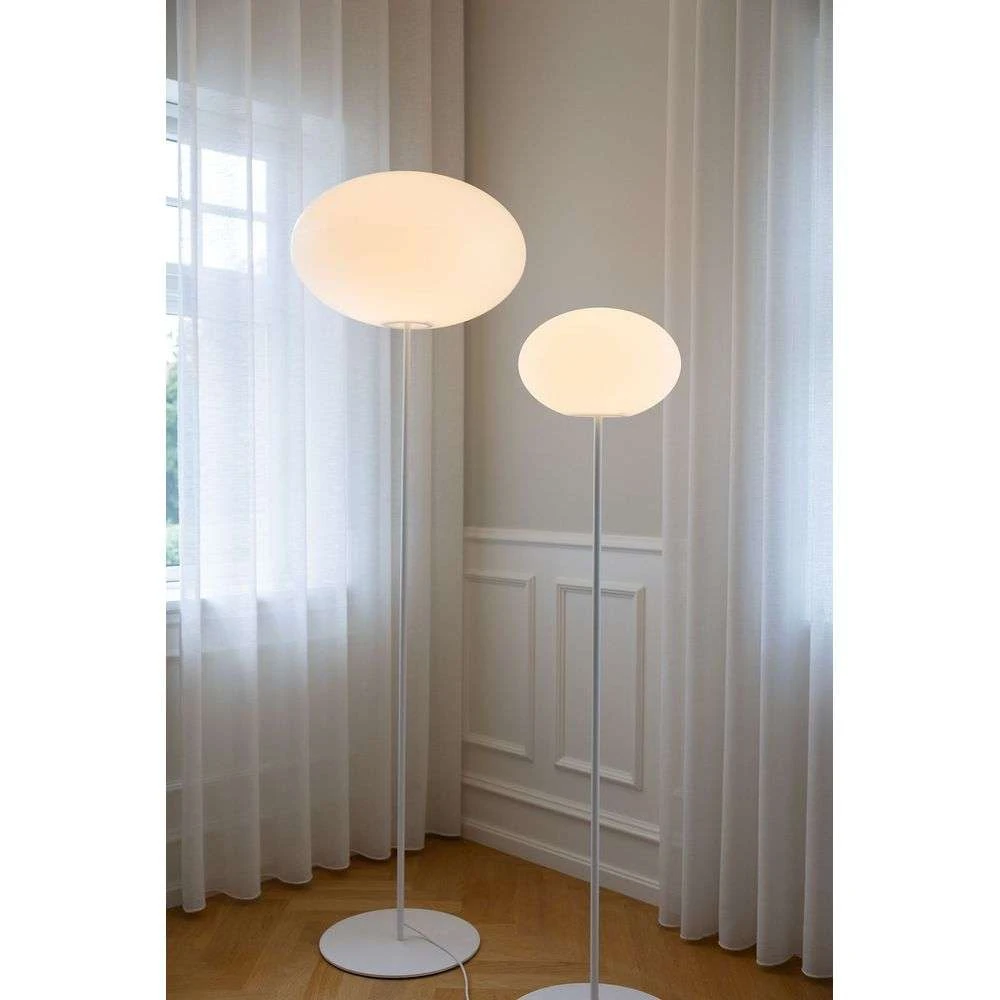 White ball floor lamp clearance