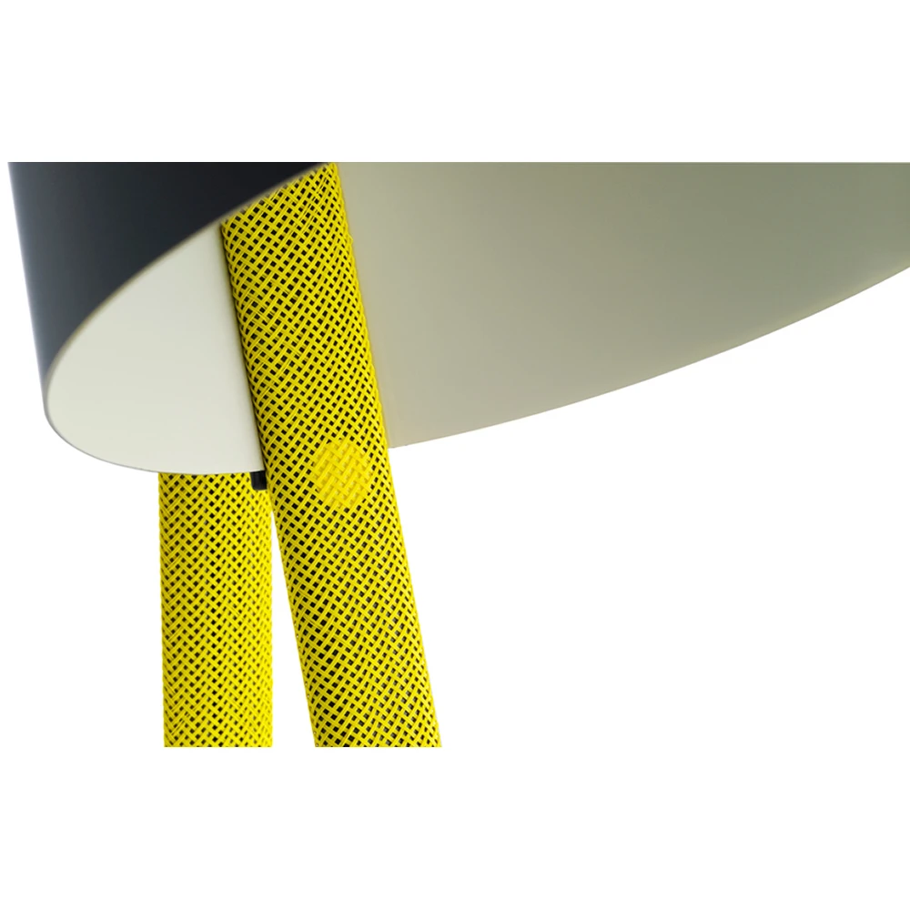 Rope Trick Floor Lamp Black Yellow HAY Buy online