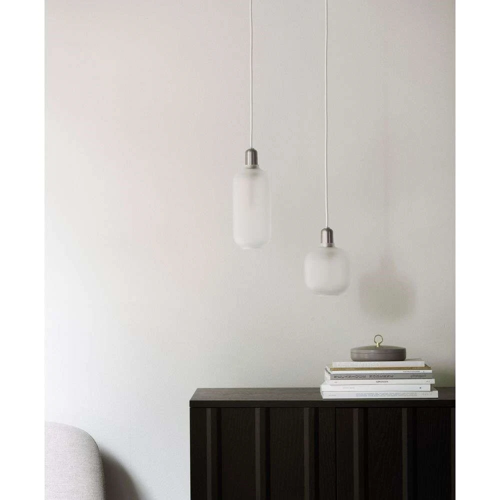 voorraad automaat Christchurch Amp Hanglamp Large Matt/White - Normann Copenhagen - Koop online