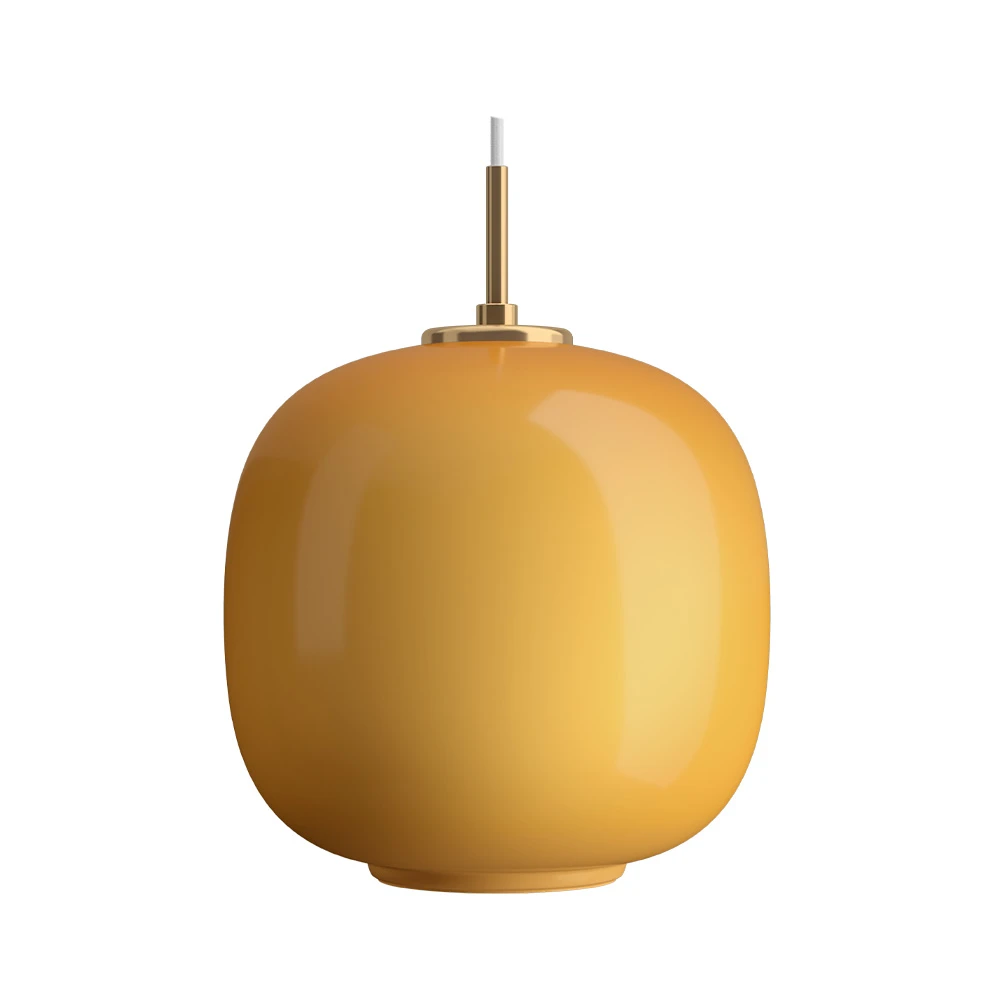 VL45 Radiohus Pendant O250 Brass Glossy Amber Louis Poulsen Buy online