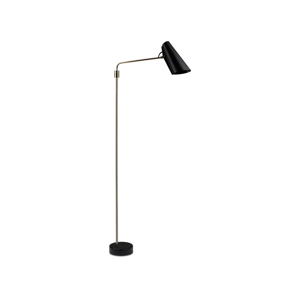 Birdy Floor Lamp Swing Black Brass Northern Buy online
