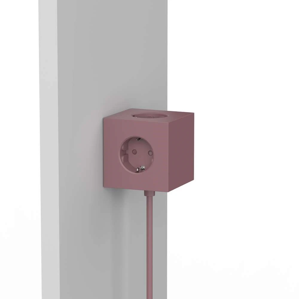 Square 1 USB A & Magnet 1,8m Rusty Red - Avolt - Buy online