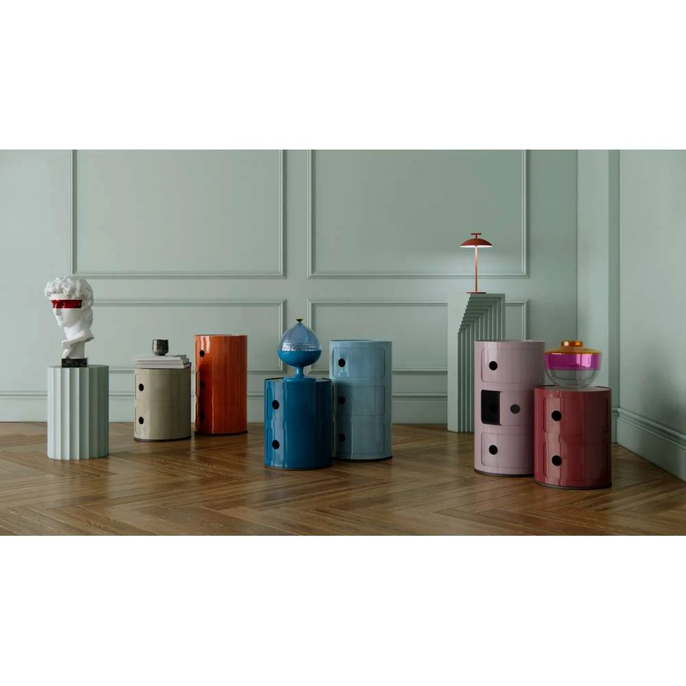 Componibili 2 Side Table Mauve - Kartell - Buy online