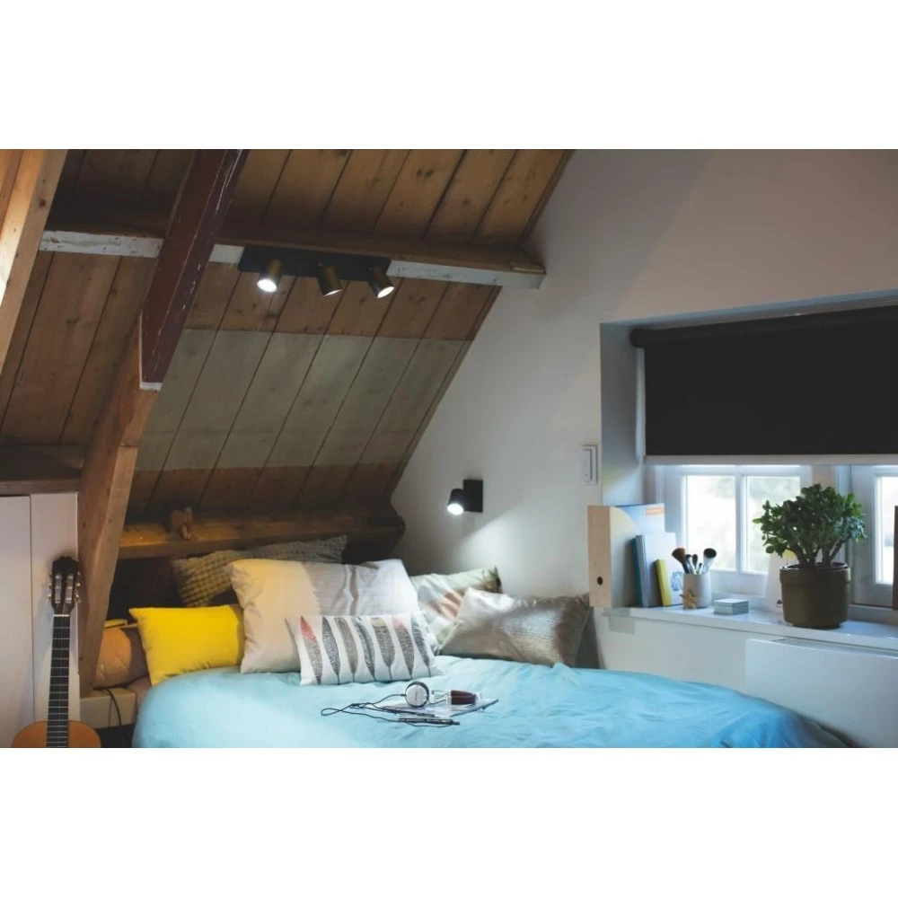 Runner Hue Spot m Switch White Amb. Black Philips Hue