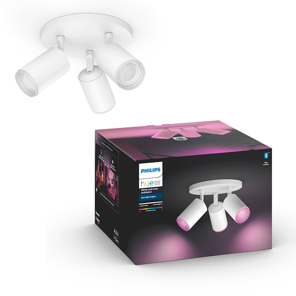 Fugato Spot 3 Ceiling Lamp Bluetooth White Color Amb. White Philips Hue Buy online