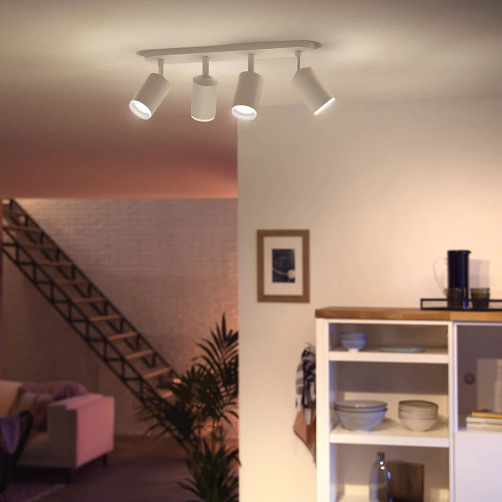 Bruidegom Grafiek gegevens Fugato Spot White 4 pcs. Bluetooth White/Color Amb. - Philips Hue - Buy  online