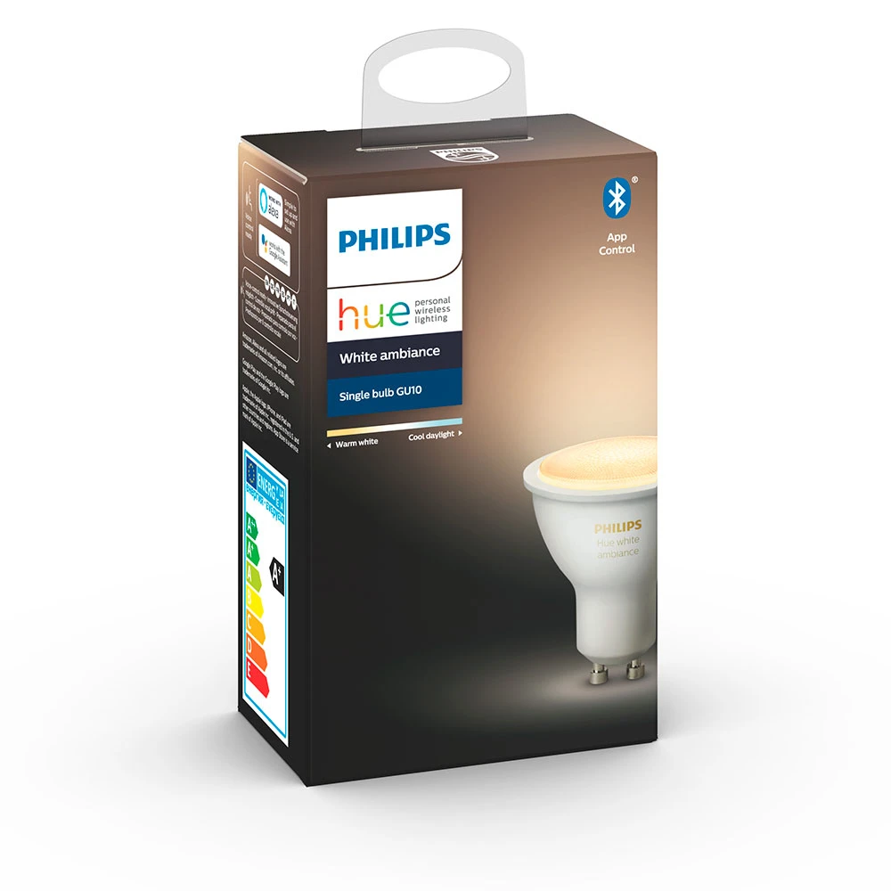 Philips Hue White Amb. 6W Bluetooth GU10 Bulb - Philips Hue - Buy