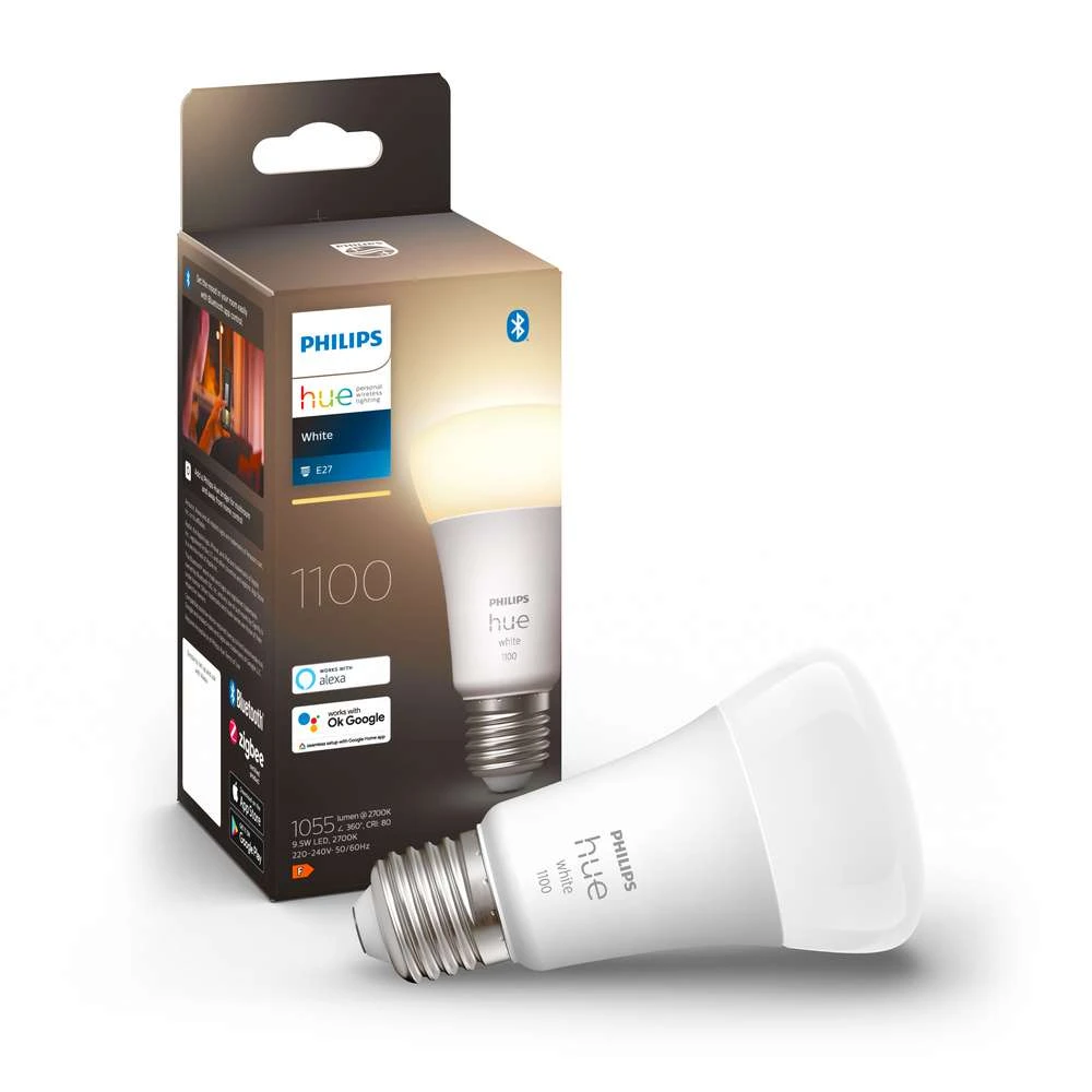 Philips Hue White 9 5W 1055lm 2700K Bluetooth E27 Bulb Philips Hue Buy online