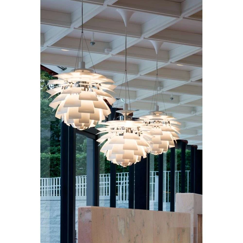 PH Artichoke Pendant O480 LED DTW White Louis Poulsen