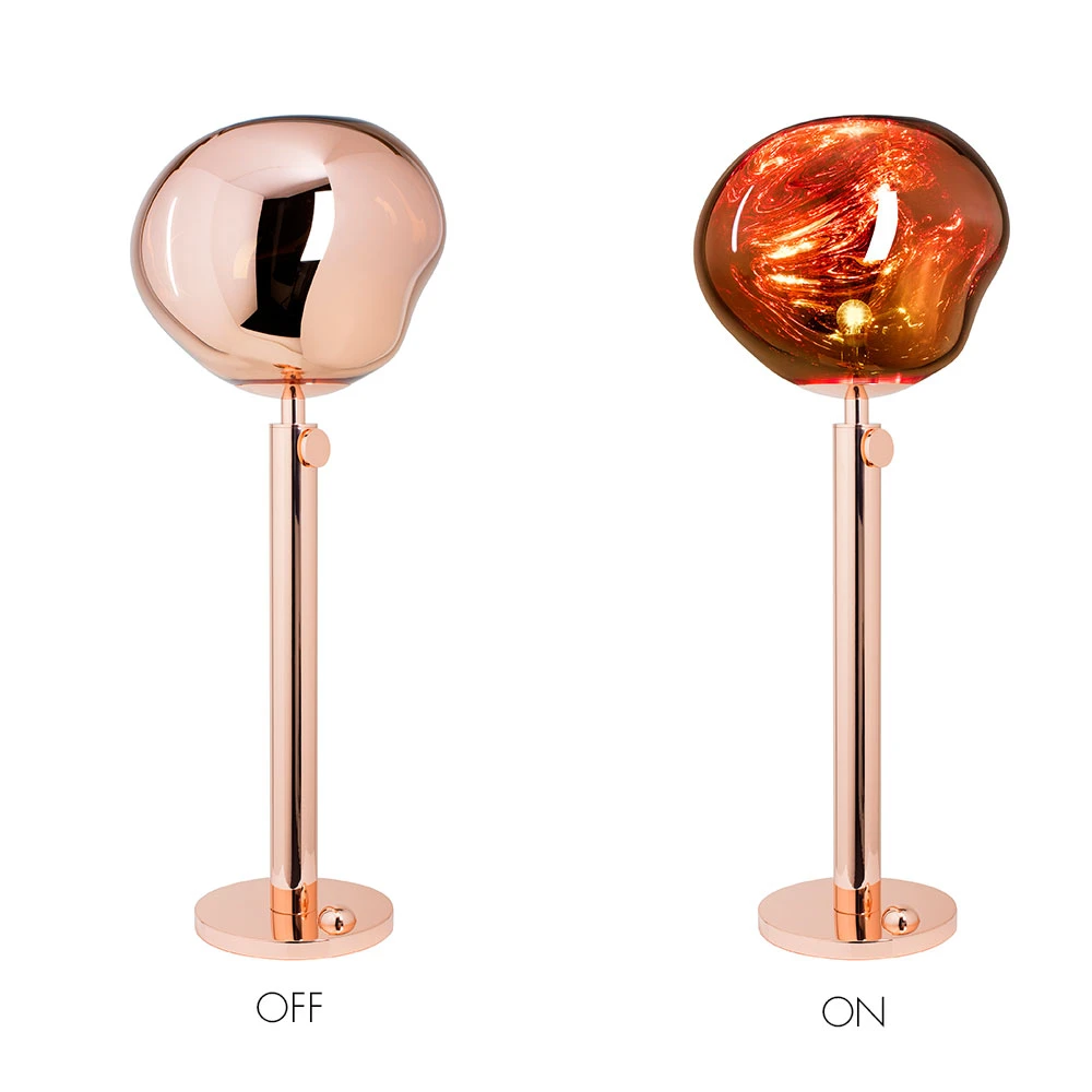 Hovedløse Microbe ortodoks Melt Floor Lamp Copper - Tom Dixon - Buy online