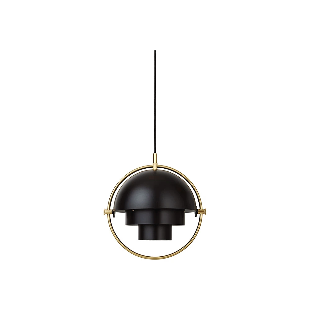 GUBI Gräshoppa pendant, black, glossy