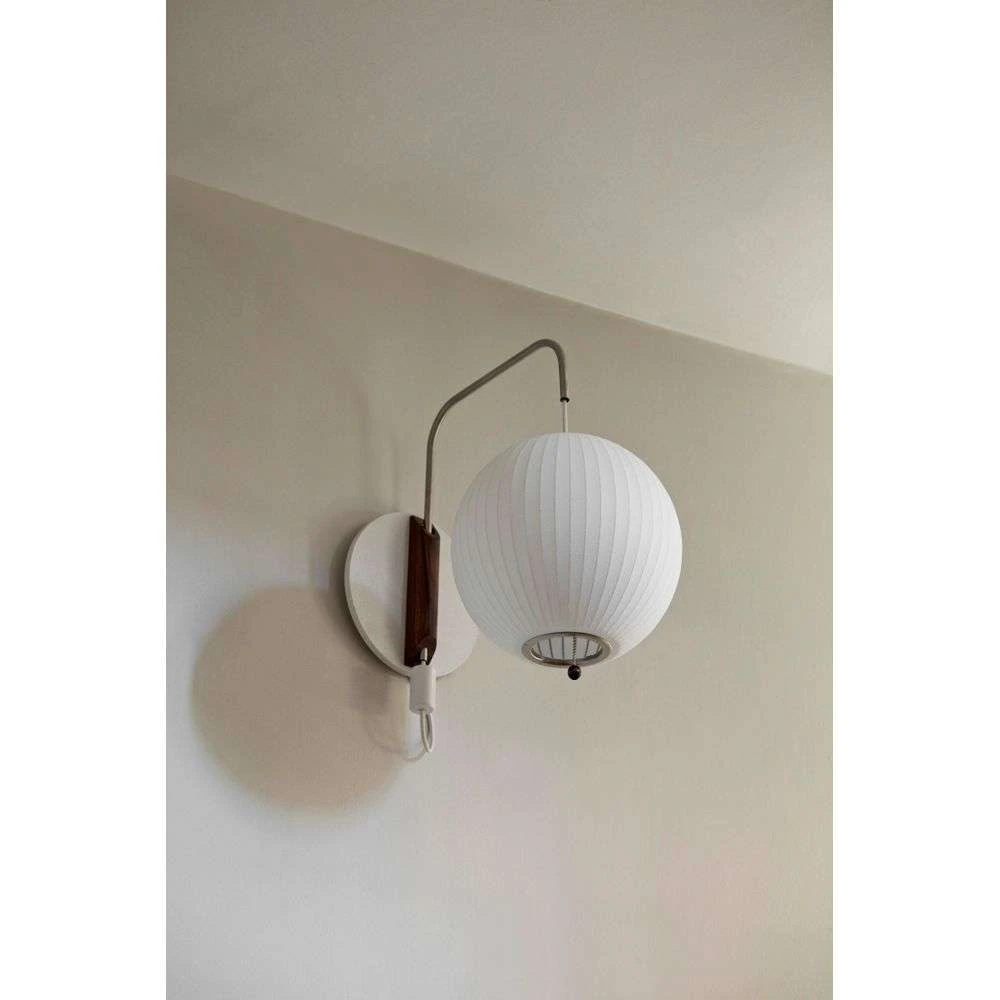 Nelson Ball Sconce Bubble Wall Lamp S Off White Herman Miller Buy online