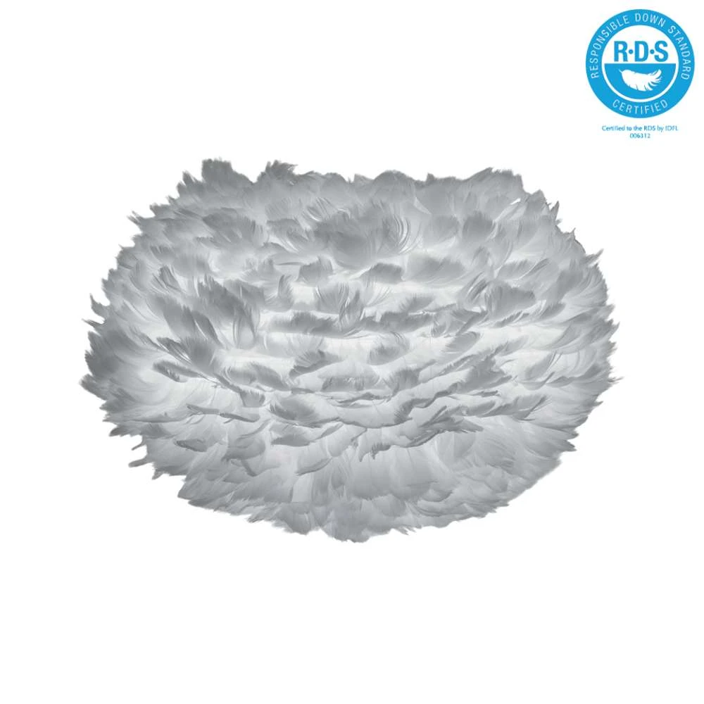 Grey feather ceiling light cheap